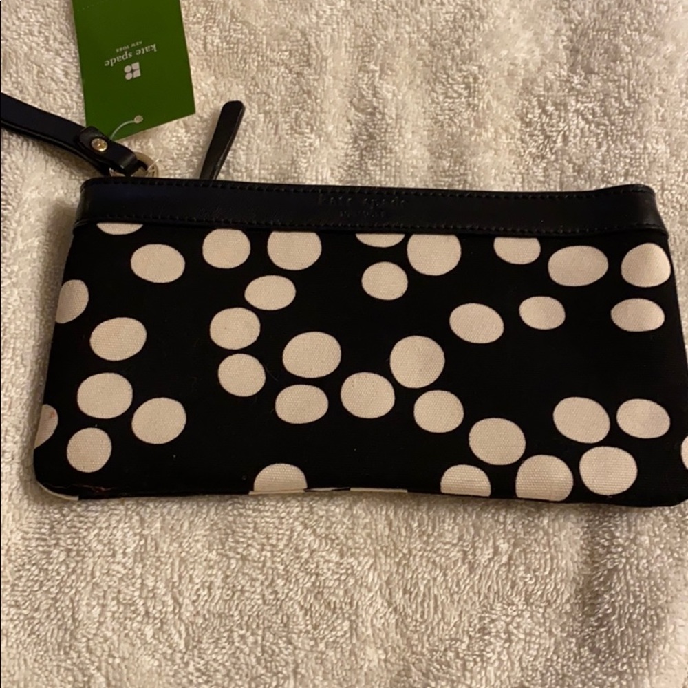 Kate Spade zippered clutch